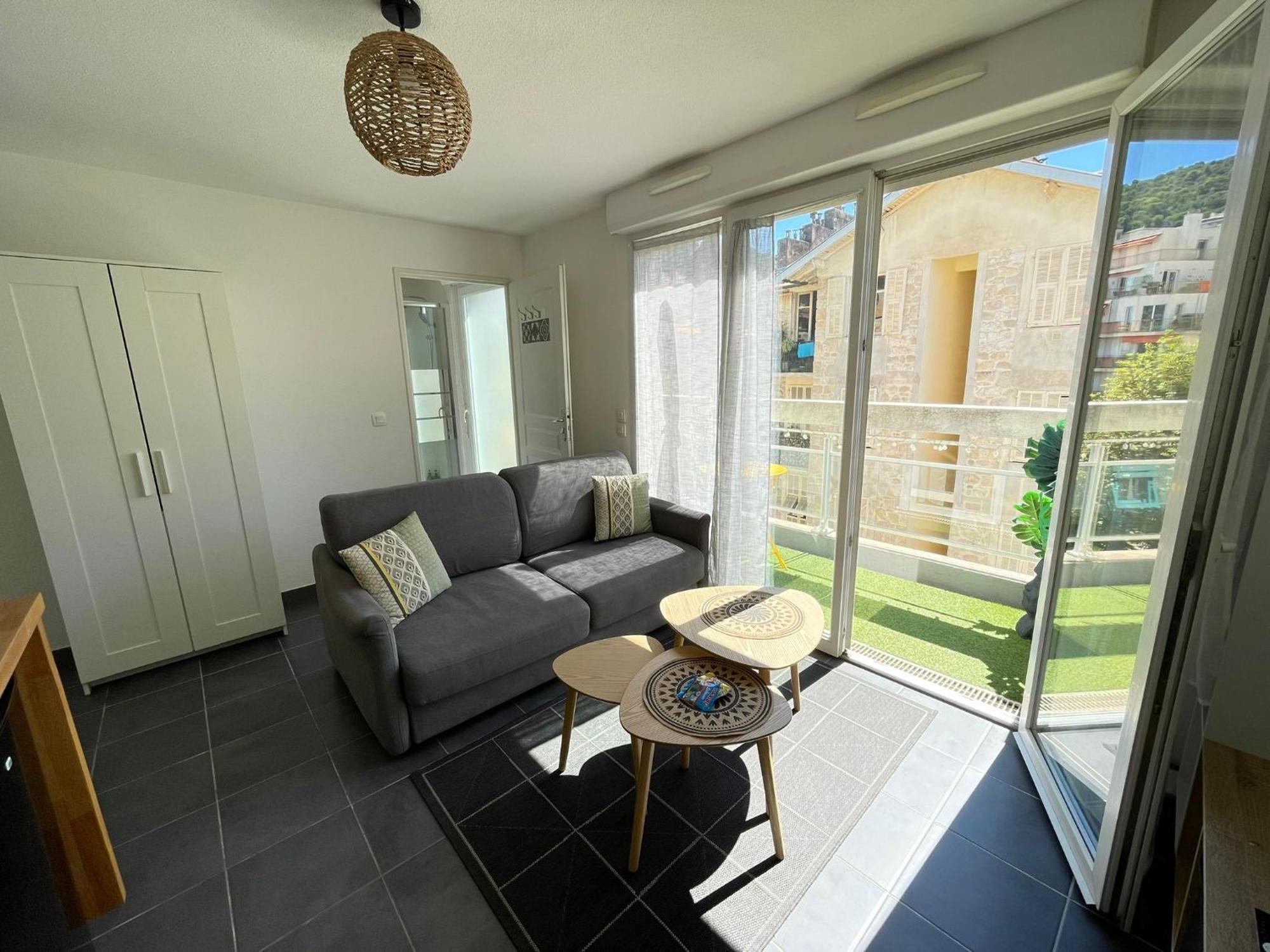 ניס Charmant Studio Climatise Avec Terrasse Ensoleillee מראה חיצוני תמונה