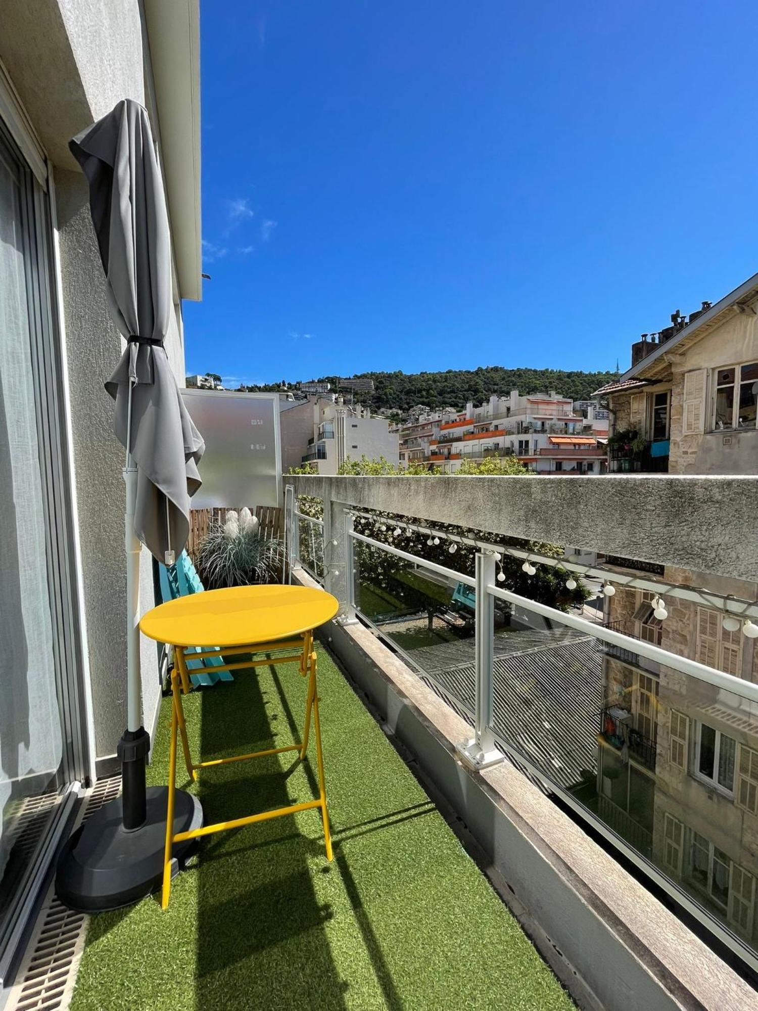 ניס Charmant Studio Climatise Avec Terrasse Ensoleillee מראה חיצוני תמונה